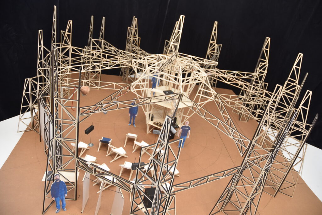maquette du projet de création echoptopie de 3615 senor